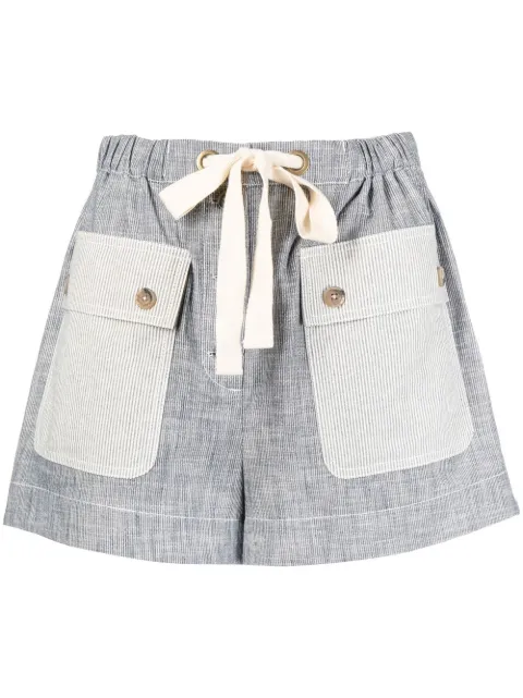 Ulla Johnson shorts con cordones en la pretina 