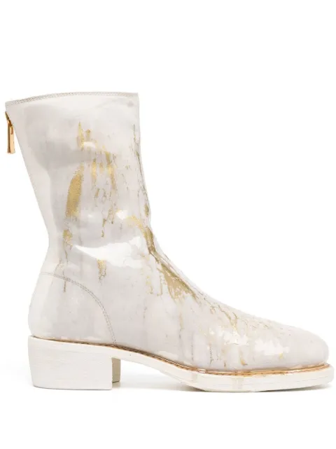 Guidi 40mm metallic-detail ankle boots 