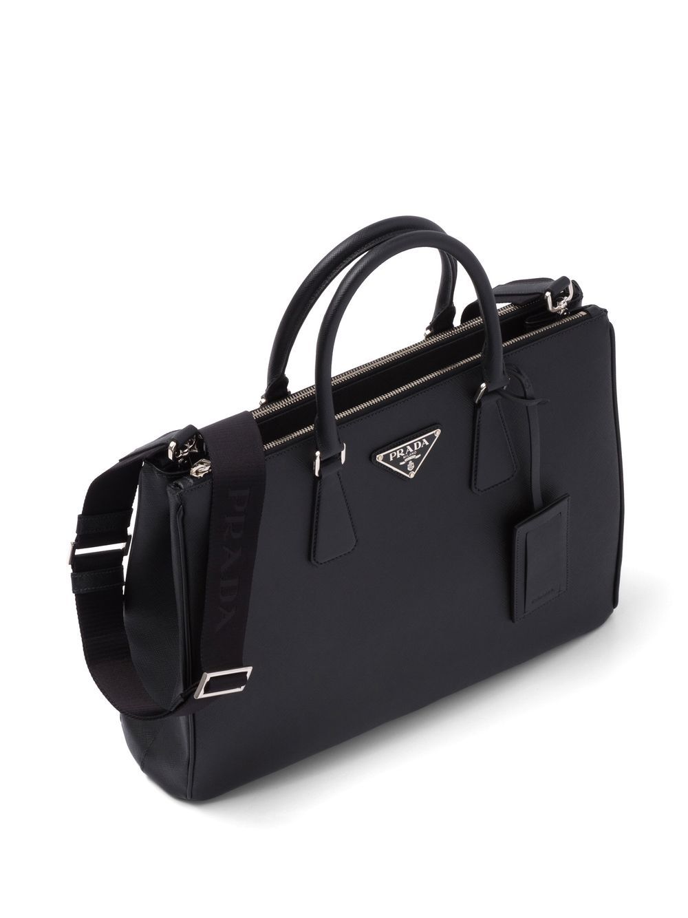 Prada - Galleria Tote Bag - Men - Leather - Os - Black
