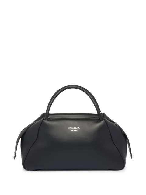 Prada medium logo-embellished tote bag