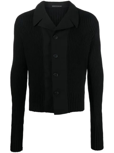 Yohji Yamamoto blazer-style wool cardigan