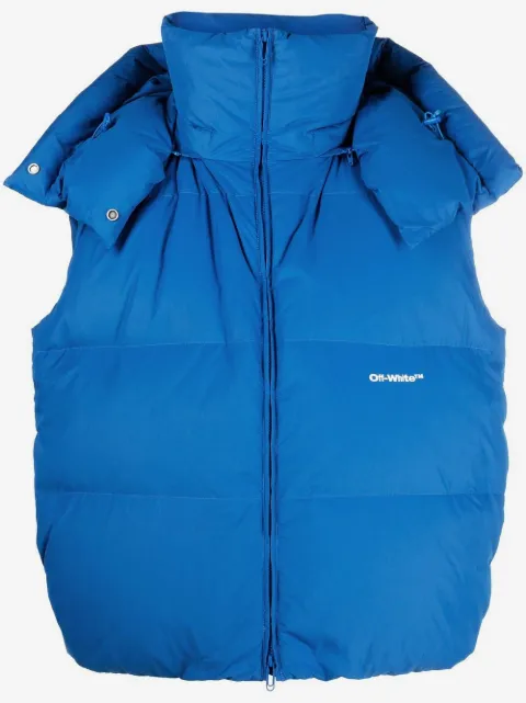 Off-White veste matelassée Bounce à capuche