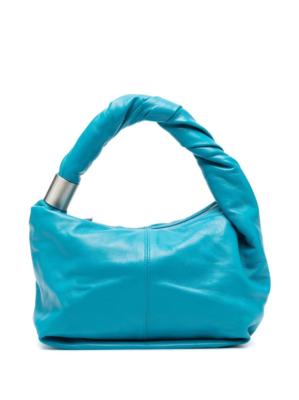 Alyx Twisted Leather Tote In Blau