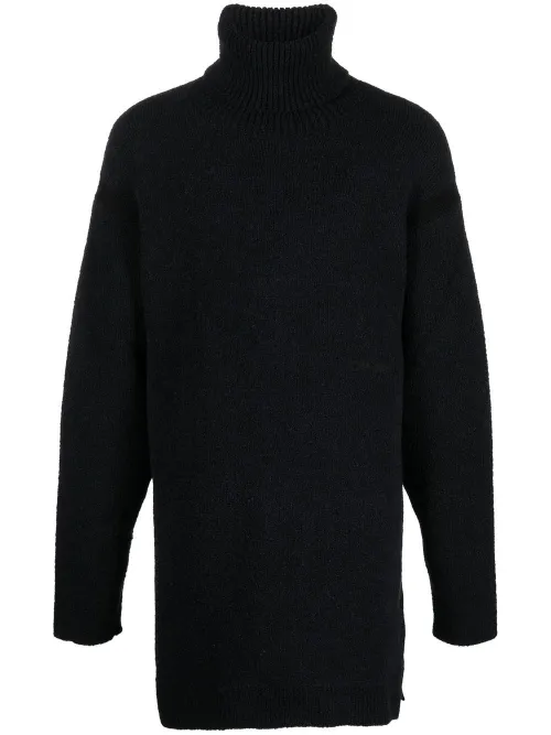 Pull à col roulé à logo embossé - Off-White - Modalova