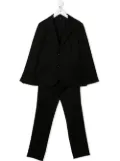 Emporio Armani Kids fitted single-breasted two-piece suit - Black