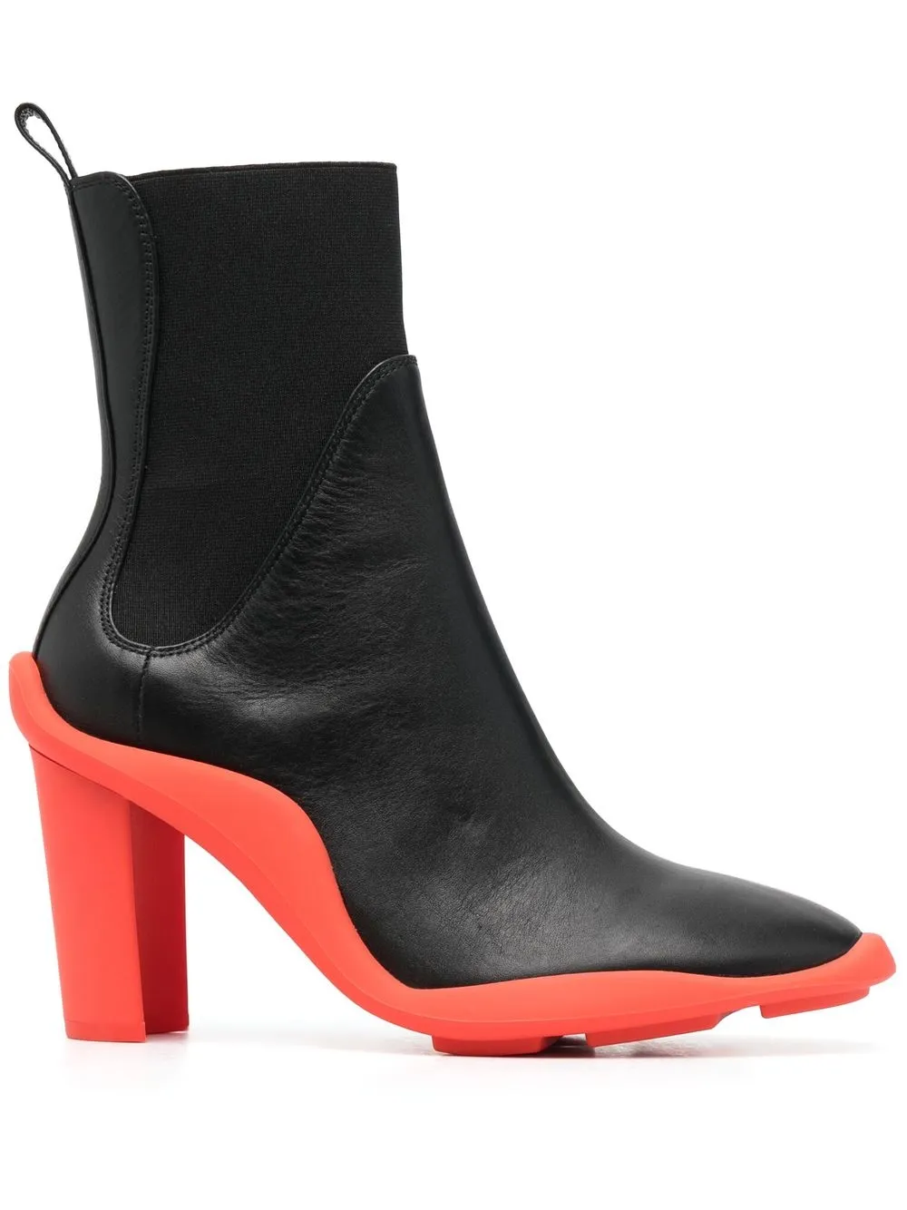 

MSGM heeled 90mm leather boots - Black