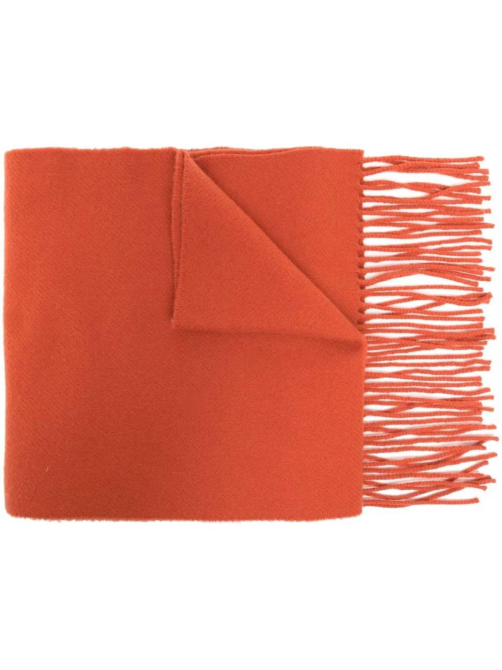 

JOSEPH fringed long scarf - Orange