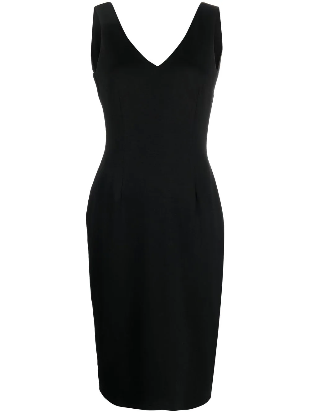 

STYLAND vestido sin mangas con cuello en V - Negro