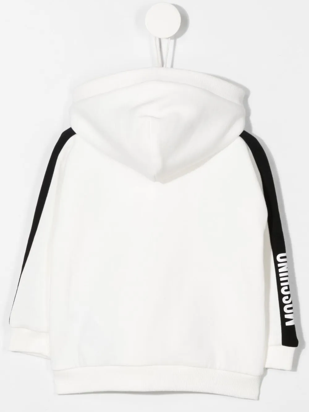 Moschino Kids Hoodie met logoprint - Wit