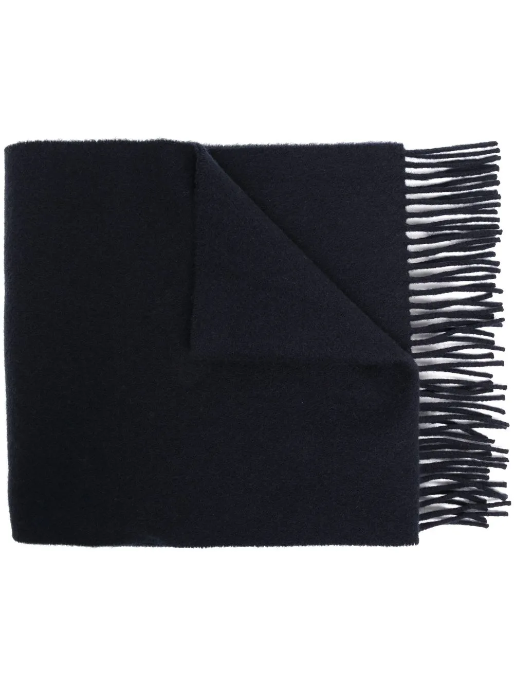 

JOSEPH fringed long scarf - Blue