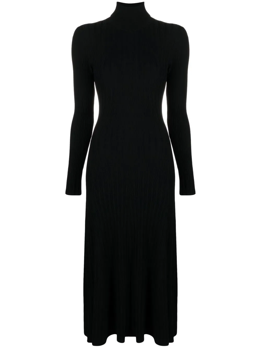 

Proenza Schouler White Label vestido tejido con cuello vuelto - Negro