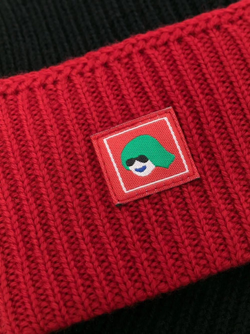 Kenzo Ribgebreide handschoenen - Zwart