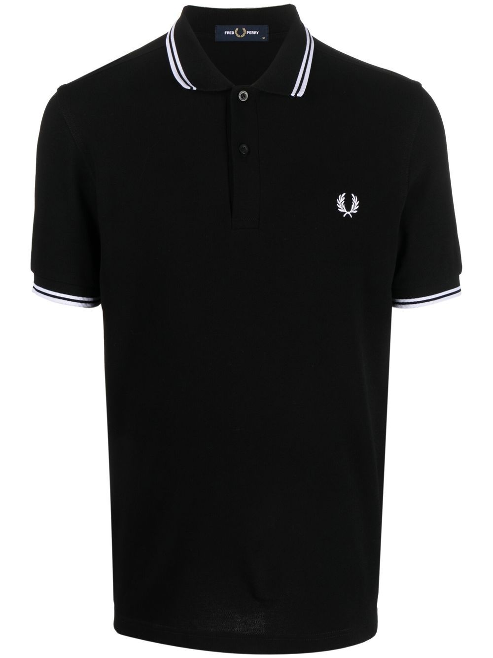 

Fred Perry Twin Tipped cotton polo shirt - Black