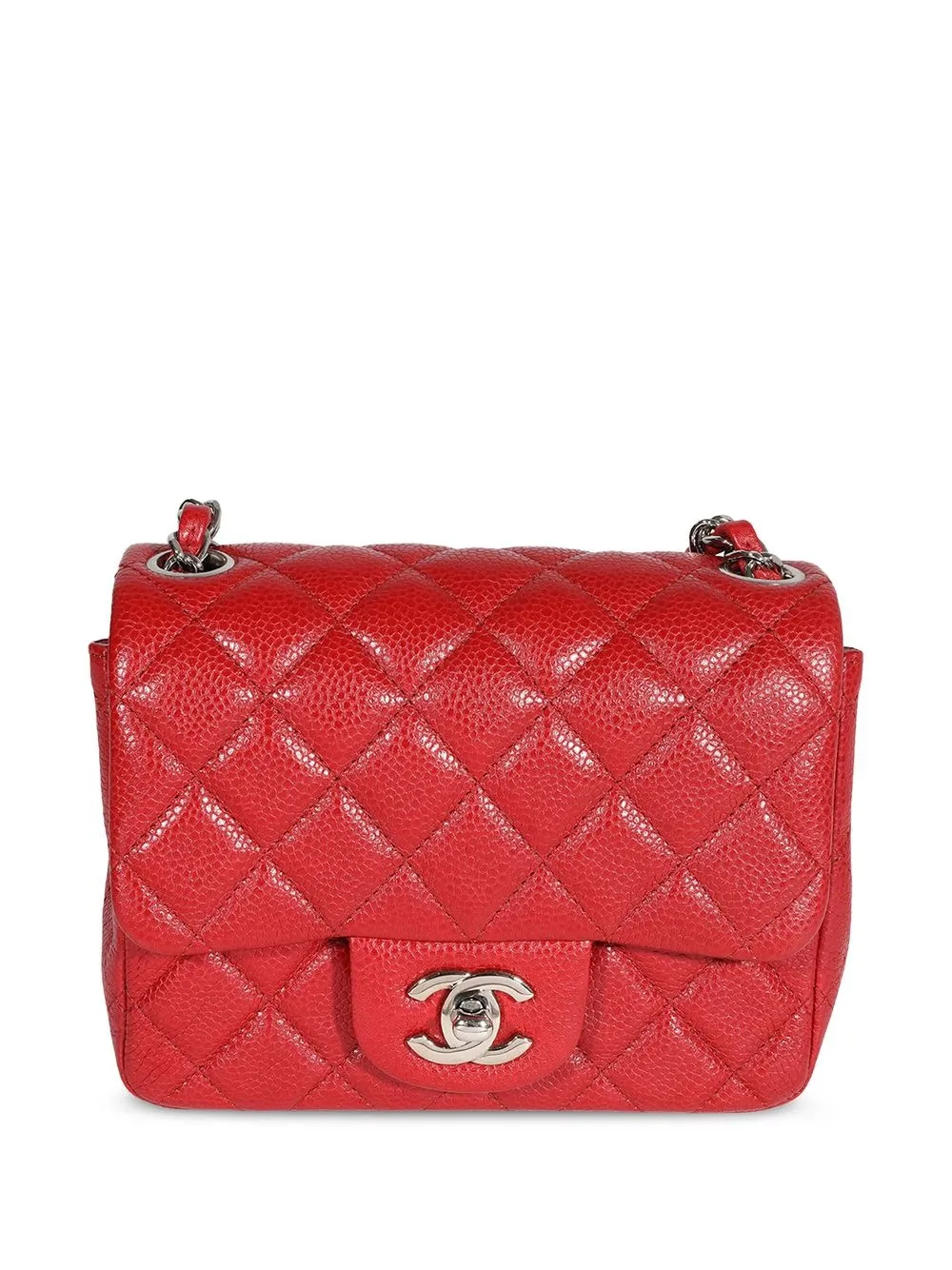 

Chanel Pre-Owned bolsa crossbody Classic Flap mini - Rojo