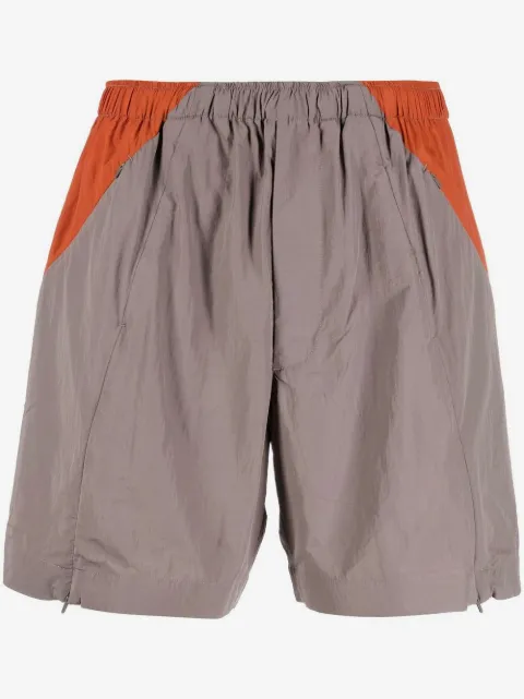 Y-3 shorts deportivos con diseño color block