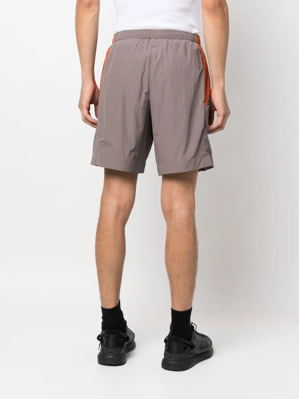 colour-block track shorts