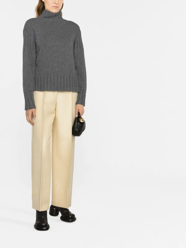 Jil Sander タートルネック カシミアセーター | グレー | FARFETCH JP