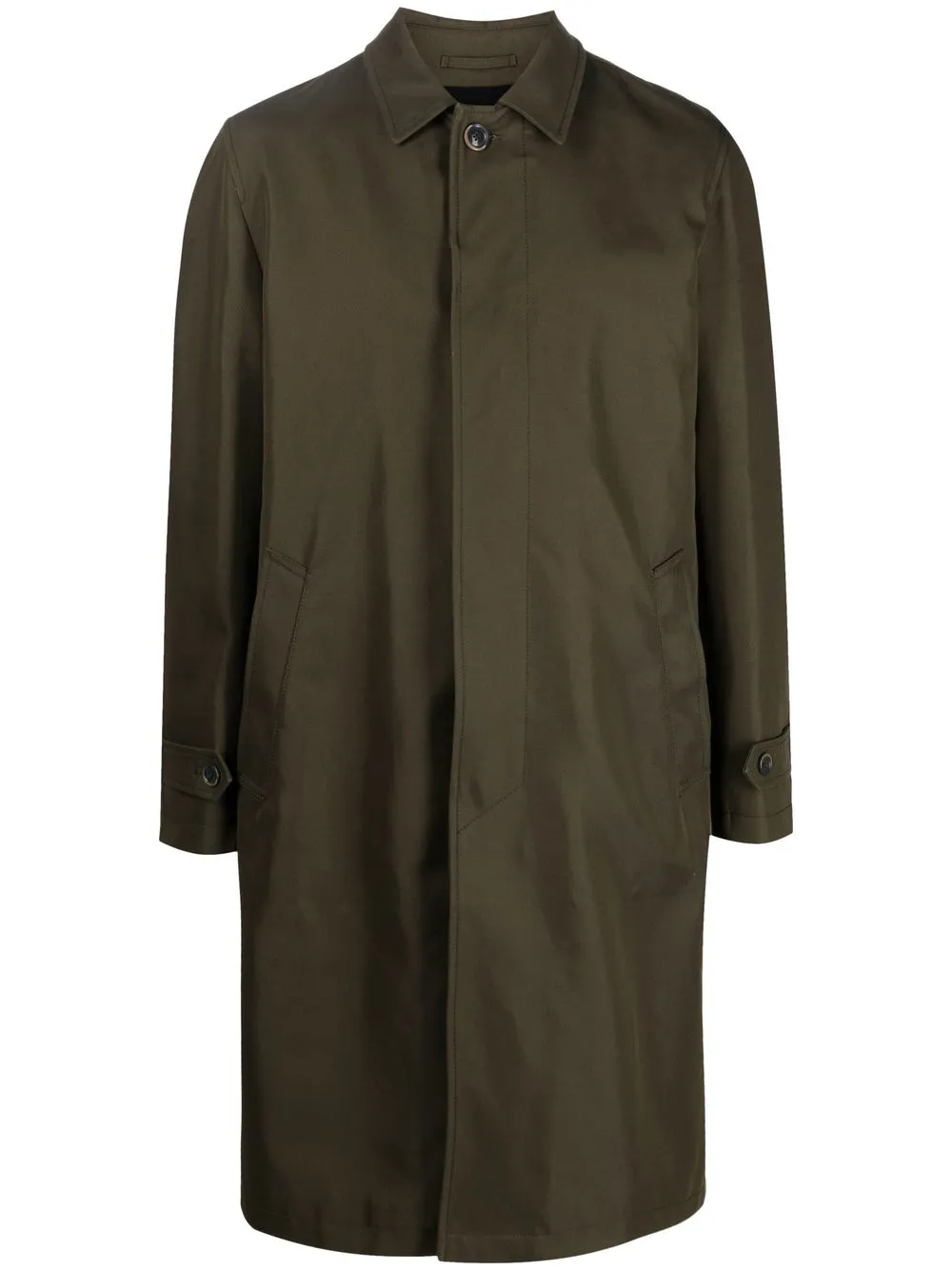 Herno Parka con chiusura nascosta - Verde