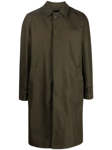 Herno concealed front-fastening parka coat