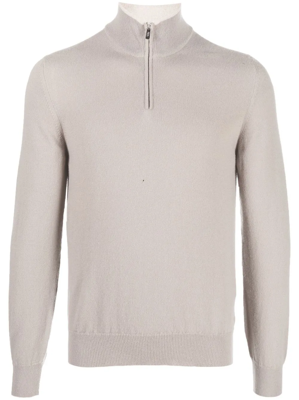 

Fedeli quarter-zip wool-cashmere jumper - Neutrals