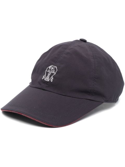 Brunello Cucinelli embroidered baseball cap Men