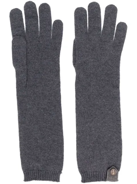 Brunello Cucinelli elbow length cashmere-knit gloves
