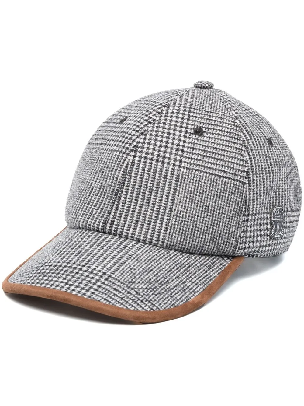 

Brunello Cucinelli houndstooth baseball cap - Grey
