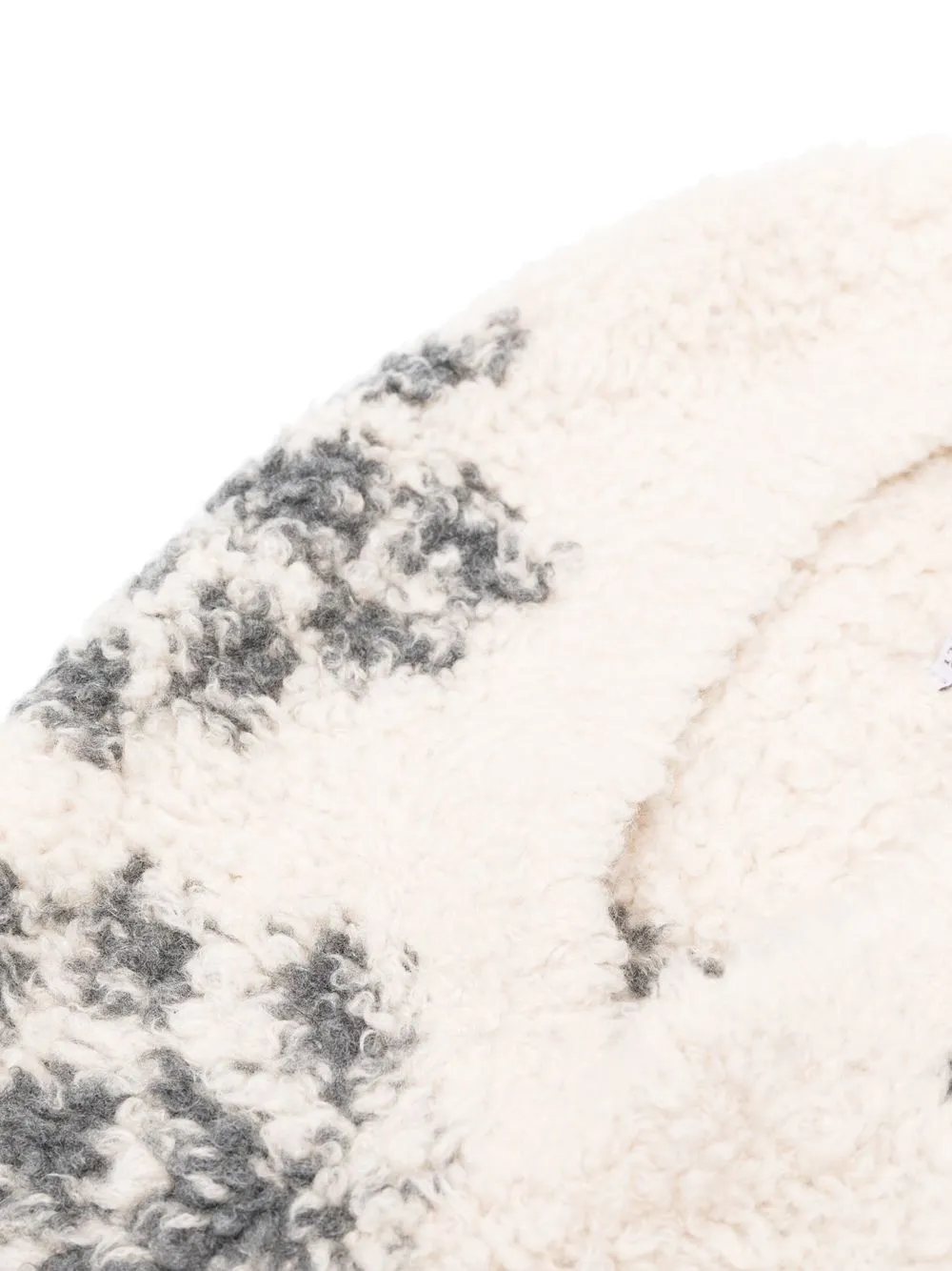 Brunello Cucinelli Hoed met imitatie lamswol - Beige
