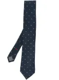 Brunello Cucinelli all-over graphic-print tie - Blue