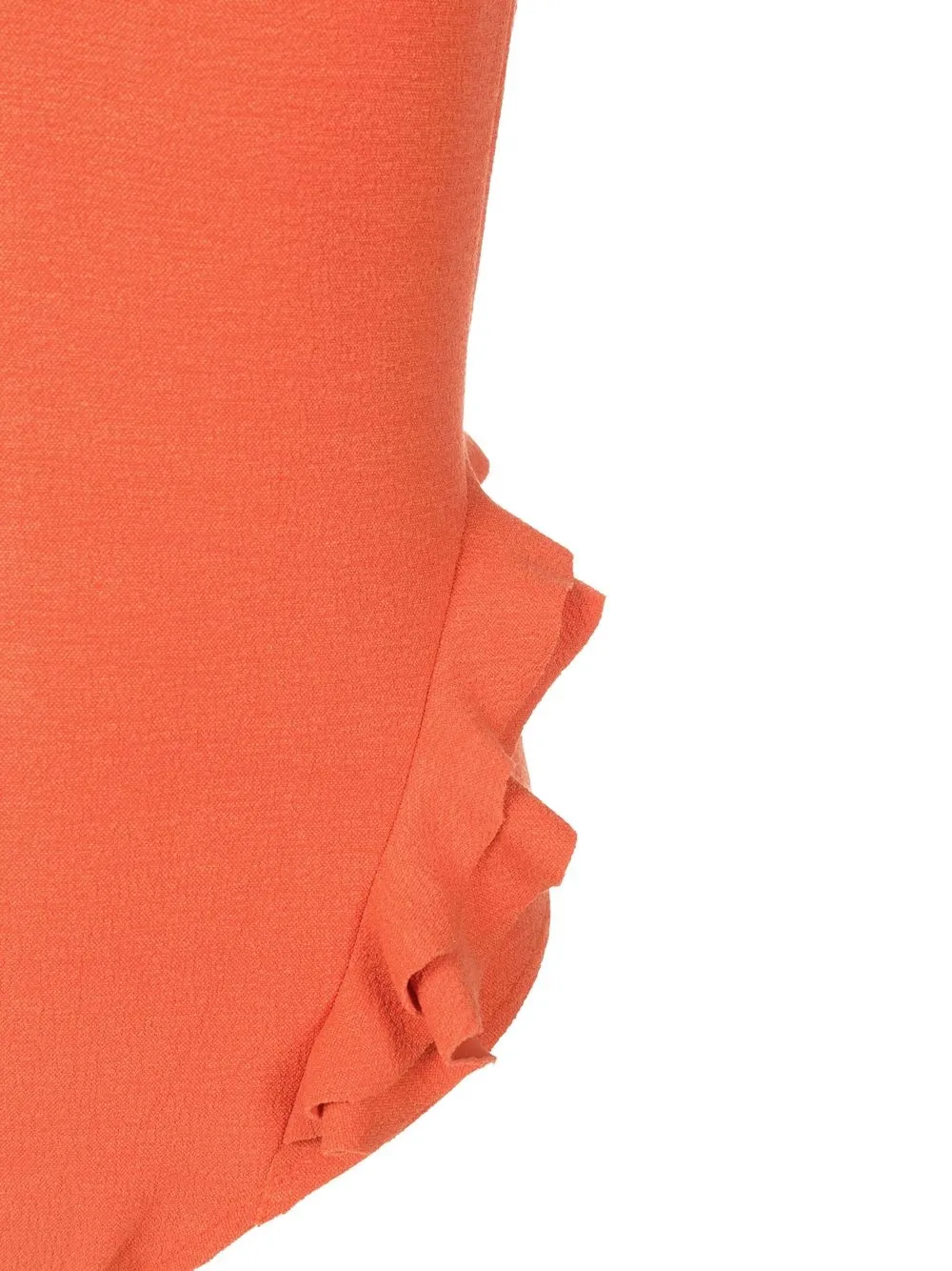 Shop Clube Bossa Barbette Square-neck One-piece In Orange