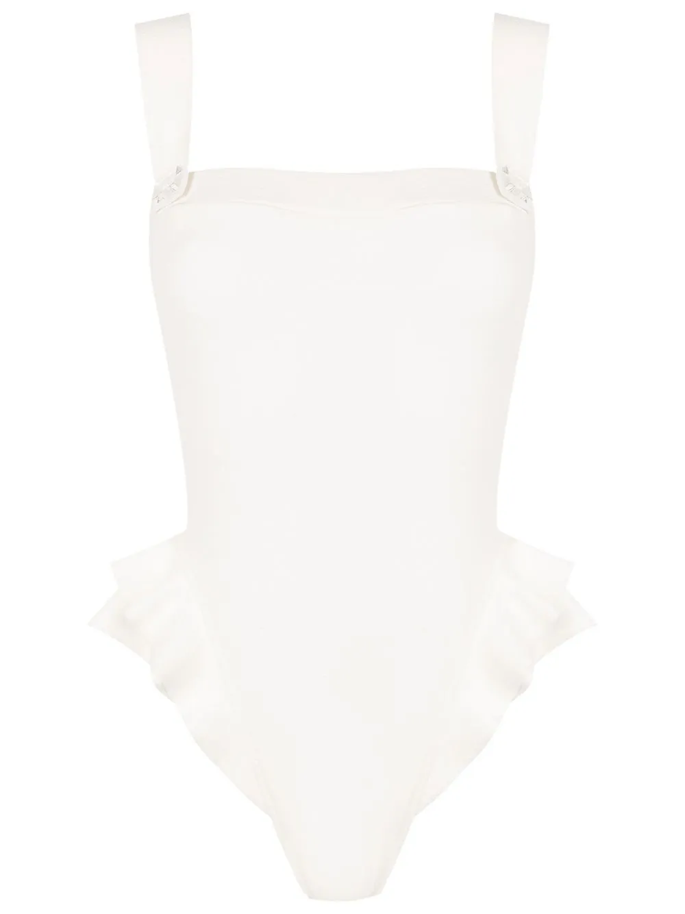 

Clube Bossa Barres one-piece swimsuit - White