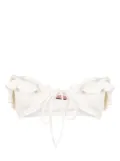 Clube Bossa Bandara bikini top - White