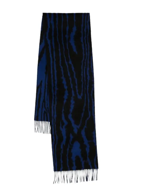 Mulberry all-over zebra-print scarf