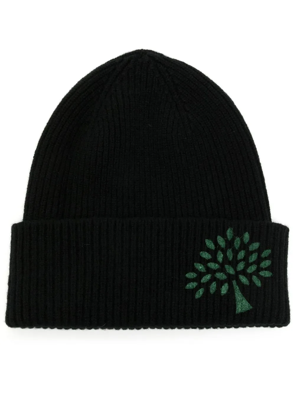 

Mulberry signature tree-print knit beanie - Black