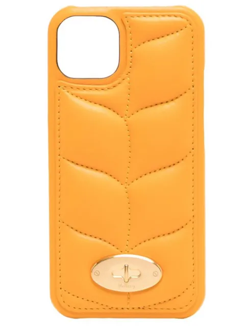 Mulberry - quilted-finish iPhone 13 case