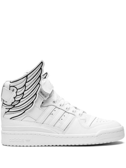 adidas wing-design high-top sneakers