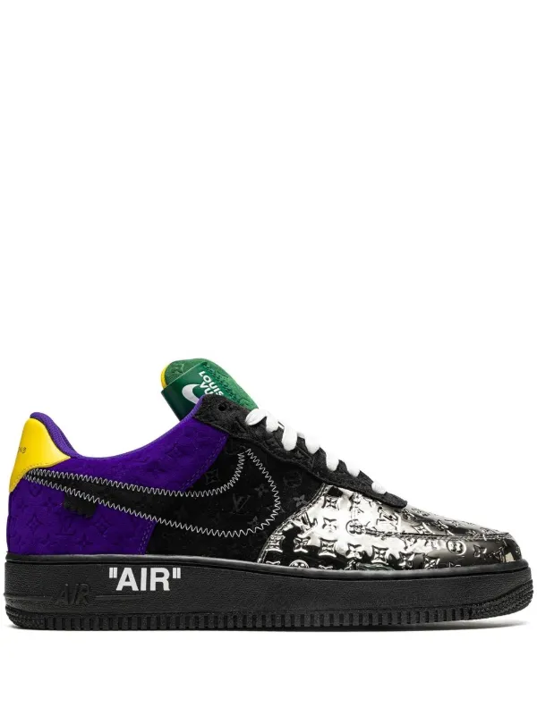 Nike x Virgil Abloh x Louis Vuitton Air Force 1 Low Purple Dusk