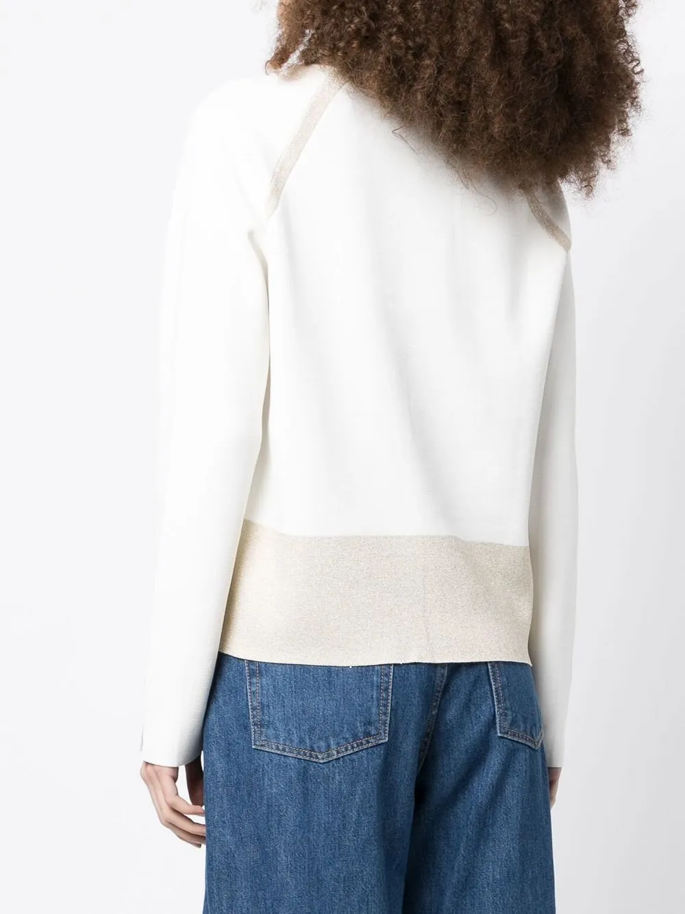 Paule Ka Metallic vest - Wit