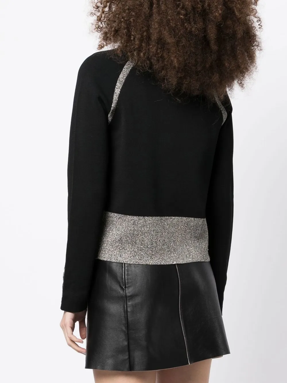 Paule ka metallic cardigan farfetch