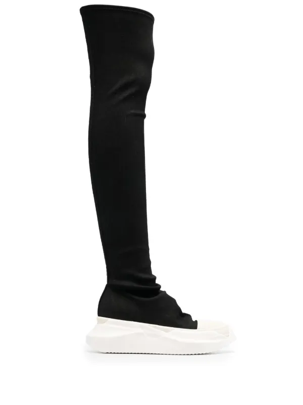 rick owens drkshdw thigh high boots