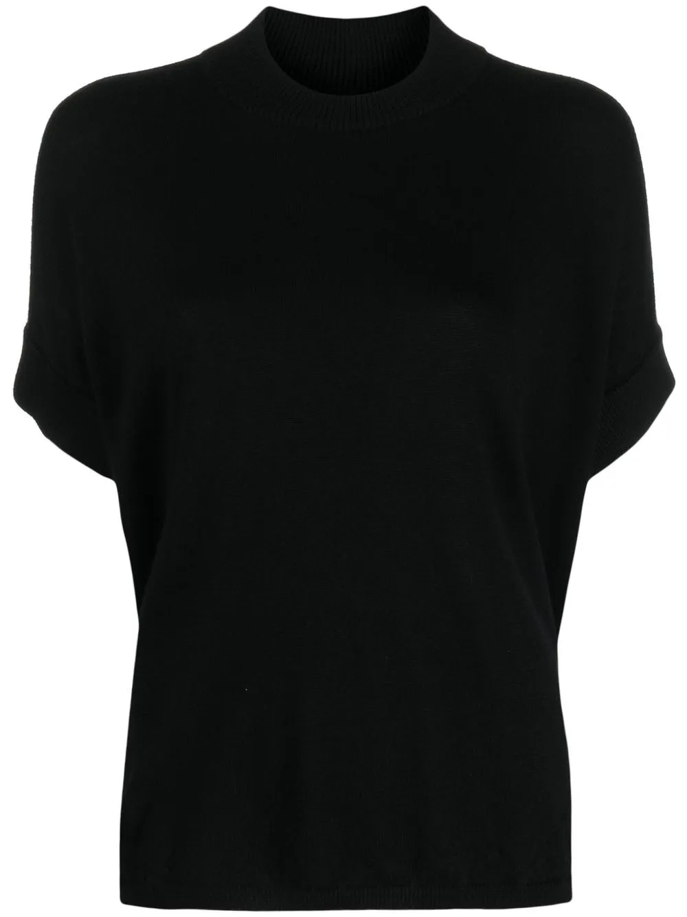 

Rick Owens ribbed high neck jumper - Black