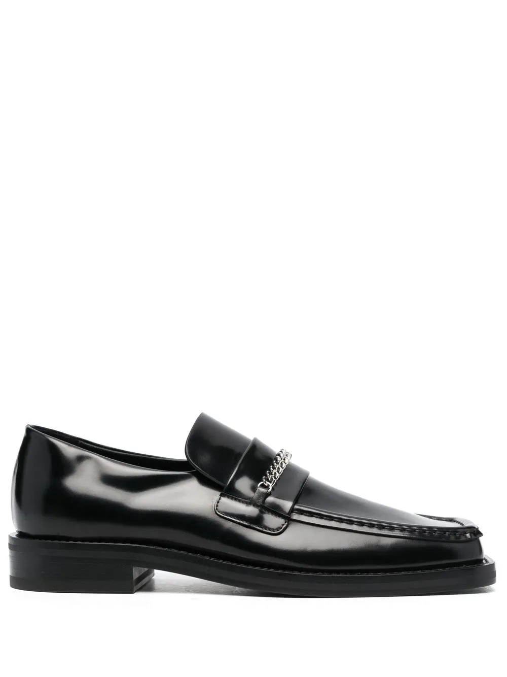 

Martine Rose chain-detail loafers - Black