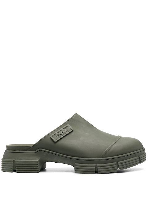 GANNI slip-on rubber mules