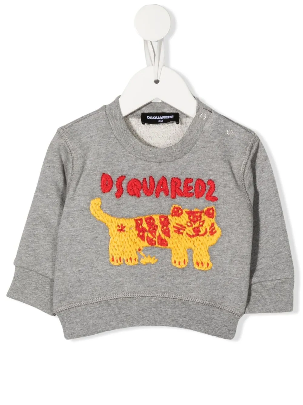 

Dsquared2 Kids embroidered-logo sweatshirt - Grey