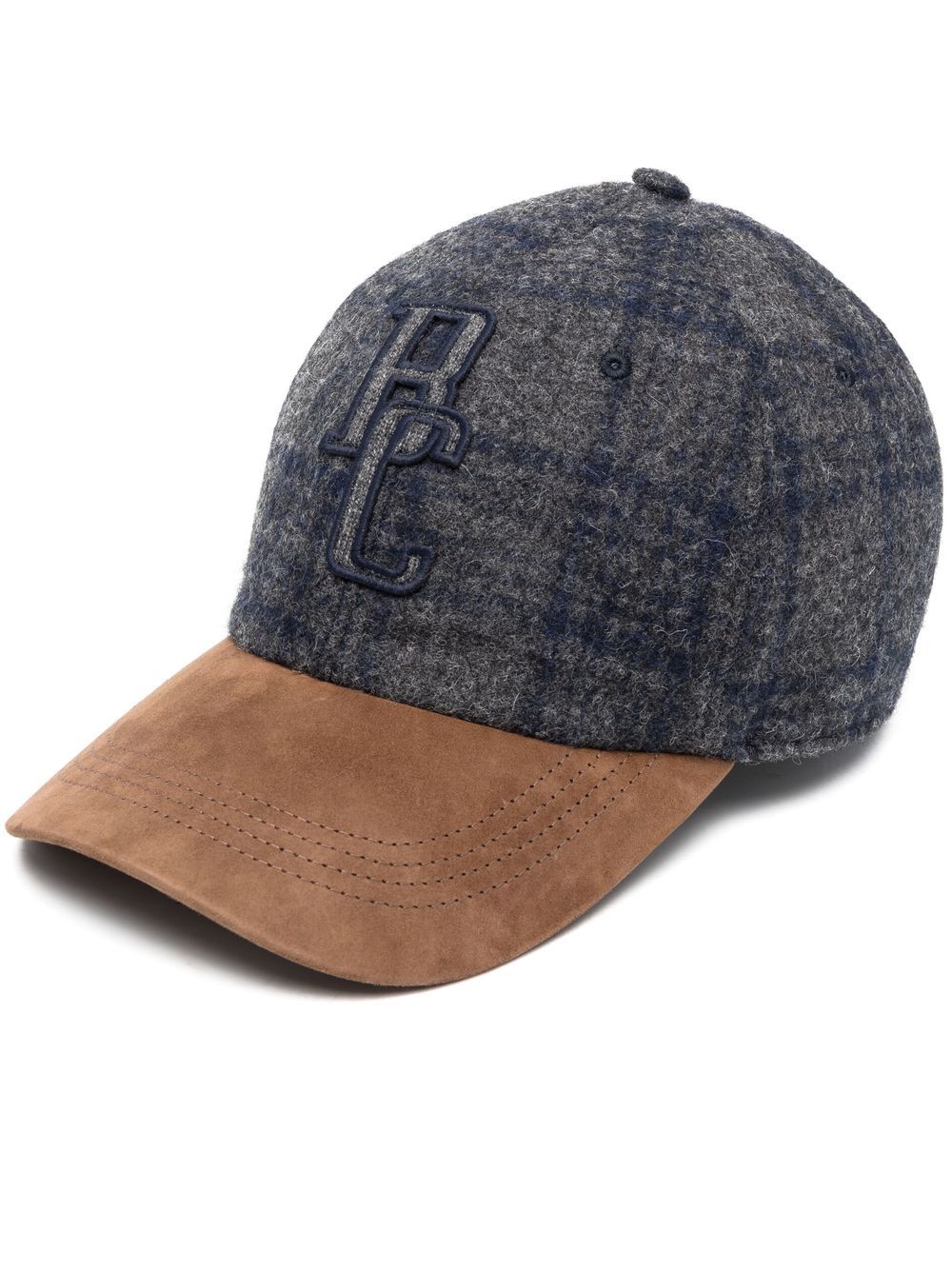 

Brunello Cucinelli gorra con logo bordado - Gris