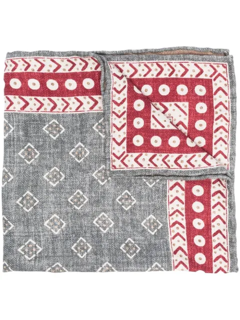 Brunello Cucinelli printed pocket neckerchief