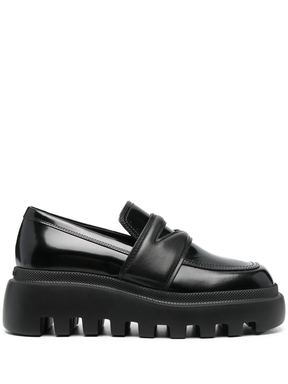 

Vic Matie mocasines con puntera cuadrada y plataforma - Negro