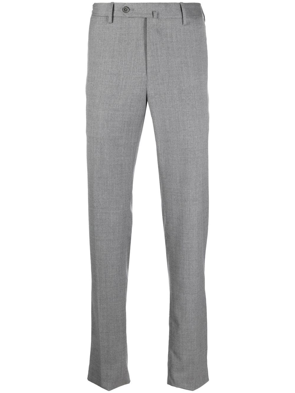 

PT TORINO pantalones de vestir con tejido melange - Gris