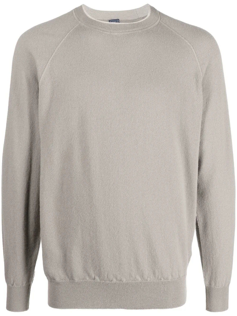 

Fedeli contrasting-trim detail jumper - Neutrals