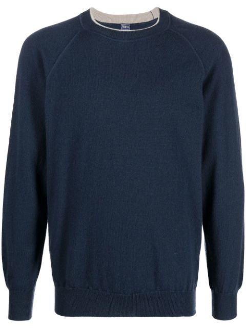 Fedeli crew-neck wool-cashmere Jumper - Farfetch